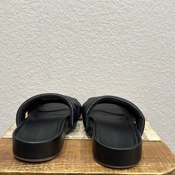 Vionic Mayla Blavk Dlide Sandals Size 8 - Picture 5 of 7